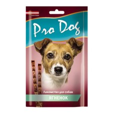 Лакомство для собак PRO DOG Лакомые палочки с ягненком (3штх15г)