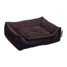 Лежак для животных FOXIE Leather 52х41х10см фиолетовый