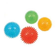 Игрушка для собак MAJOR Мяч игольчатый в ассортименте с пищалкой 6,5см TPR