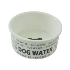 Миска для животных Foxie Dog water белая керамическая 14,5х5,7 см 650мл