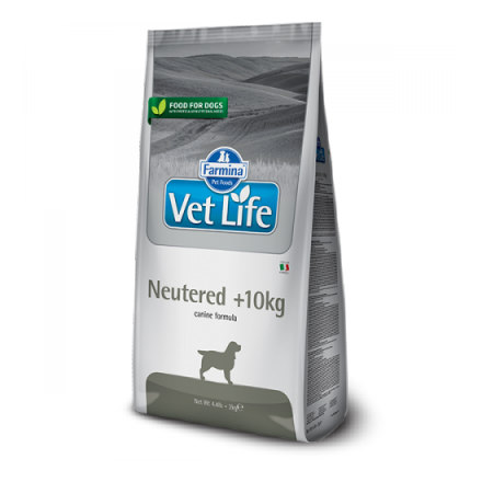 Корм для собак FARMINA Vet Life Natural Diet для кастрир. и стерилиз. собак 10кг+