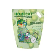 Наполнитель для кошачьего туалета HOMECAT силикагелевый с ароматом яблока 7,