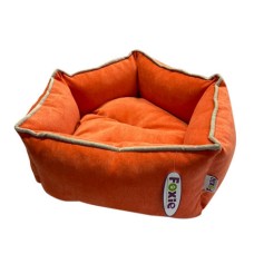 Лежак для животных FOXIE Colour Звезда 51х51х22см оранжевый