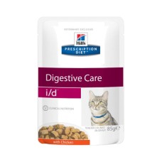 Корм для кошек Hill's Prescription Diet Feline I/D при заболеваниях ЖКТ, курица пауч