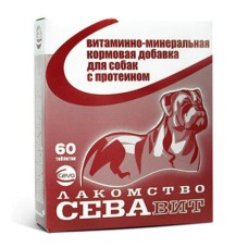 Кормовая добавка для собак CEVA Севавит витаминно-минеральная с морскими водорослями 60таб