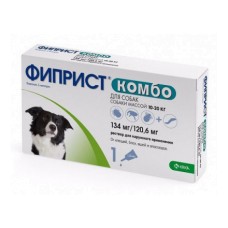 Препарат для собак KRKA Фиприст Комбо 10-20 килограмм 1,34мл 1 пипетка