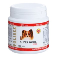 Витамины для собак POLIDEX Super Wool Plus 150 таб.