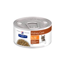 Корм для кошек HILL'S Prescription Diet k/d при лечении заболеваний почек, рагу с курицей и добавлением овощей конс.