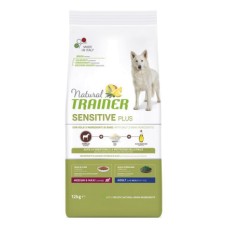 Корм для собак TRAINER Nat.Sensitive Plus для средних и крупных пород конина
